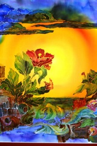Selyemfestés tanfolyam