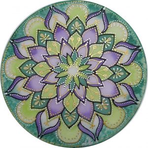 mandala festés selyemfestés