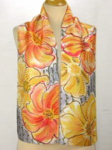 Silk_jacquard_flower_scarf_3