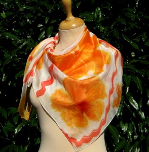 Tangerine_yellow_silk_scarf_1